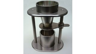 Für die normgerechte Bestimmung von Schüttgütern (Bild: Powtec)