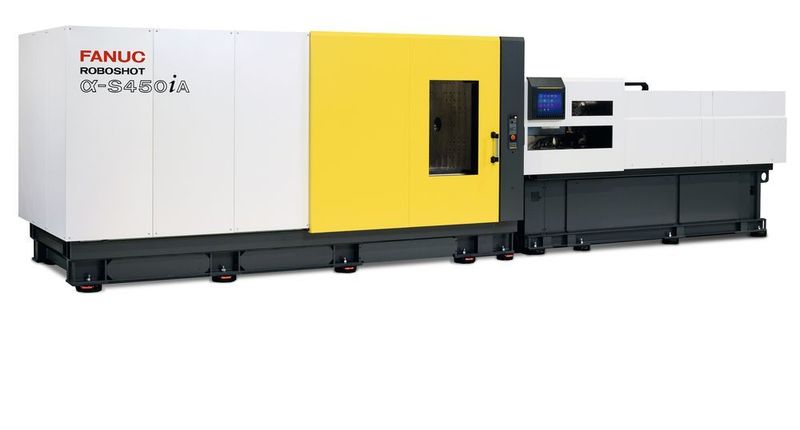 The Roboshot α-S450iA makes its European premiere at Fakuma following its USA introduction for the US market at NPE Orlando in May 2018. (Fanuc)