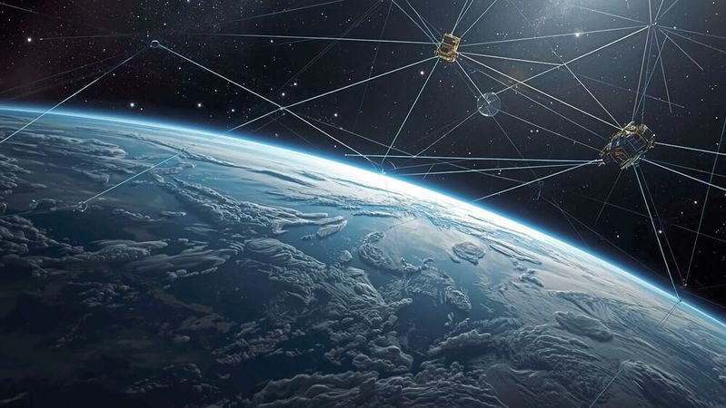 Space satellites: "The construction and deployment of NTN have never been easier."(Image: AI-generated)