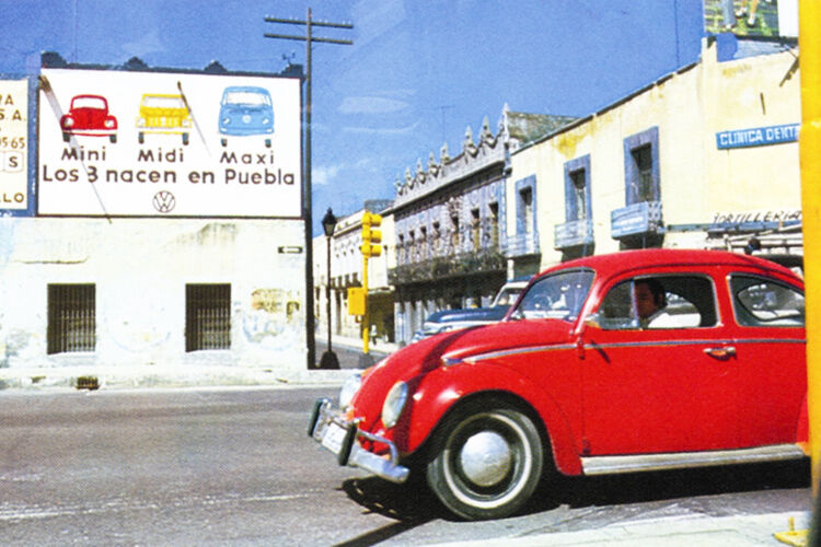 Echter Mexikaner: Der VW Käfer war in Mexiko nicht nur sehr beliebt, sondern wurde dort auch über viele Jahre gebaut. (Foto: VW)