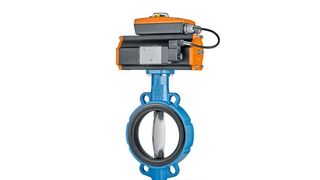 Weichdichtende Zwischenbauklappe Typ Z 011-A mit Kiwa-Zulassung für den Einsatz in Rohrnetzen zur Wasserversorgung. (Ebro)