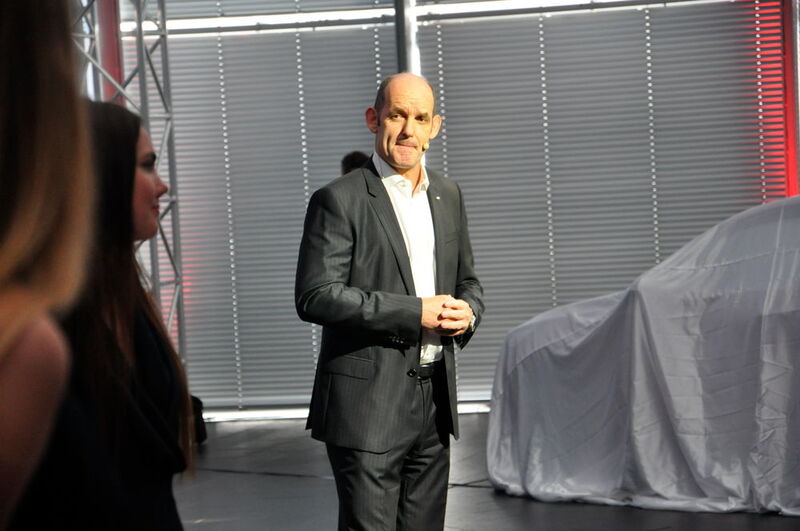 Kia-Europa-COO Michael Cole präsentierte den neuen Kia Rio. (Wehner / »kfz-betrieb«)