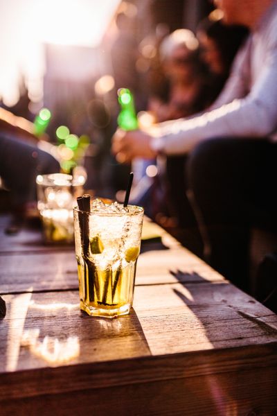 Kühle Getränke gab es während der Aftershow Party. (Shopware AG)