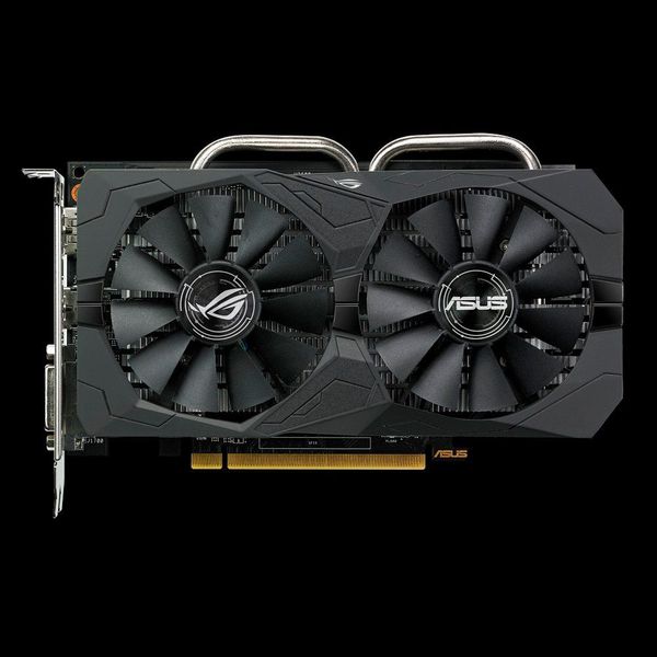 Asus hat die ROG STRIX-RX460-O4G-Gaming mit vier GB Grafikspeicher bestückt. Zudem läuft der Radeon-Chip mit etwas höherer Taktfrequenz. (Asus)