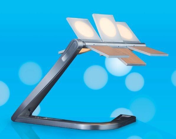 Extravagante Designerleuchte mit OLED-Elementen. (Bild: Tridonic)