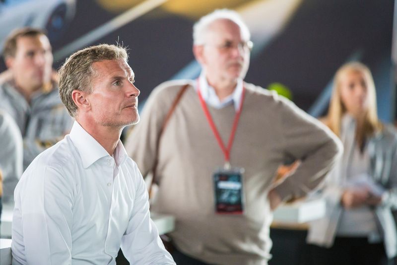 Der Autor und David Coulthard, ehemaliger Rennfahrer in der Formel 1 und der DTM-Serie. (Bild: Witt)