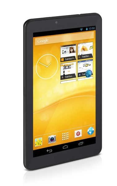 Das SurfTab Xiron 7.0 besitzt zwei Kameras. Die Hauptkamera hat zwei Megapixel, während die Front-Cam nur 0,3 Megapixel aufweisen kann. (Bild: Trekstor)