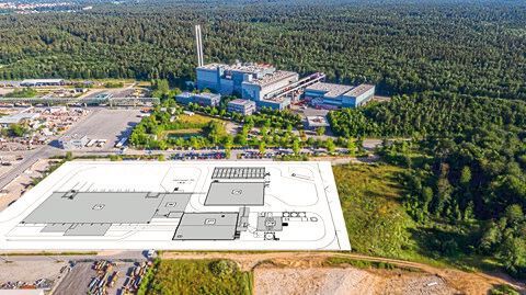 Als Standort für das geplante Biomasseheizkraftwerk ist eine Chemiepark-Fläche im Osten des Chemieparks vorgesehen.(Bild:  Heine)