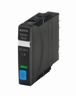 Bild 3: Der Typ ESS30-S mit festen Nennströmen von 0,5 bis 10 A kommt mit einer einzigen Abschaltkennlinie aus und kombiniert damit eine einfache Bedienung mit absolut normenkonformer Absicherung. Dies gilt auch und besonders bei langen Lastleitungen oder niedrigen Leitungsquerschnitten. (Bild: E-T-A)