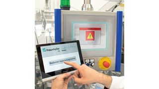 Das selbstlernende Assistenzsystem SAM unterstützt Maschinenbediener bei der Fehlerbehebung in Produktionsanlagen. (Fraunhofer-IVV)