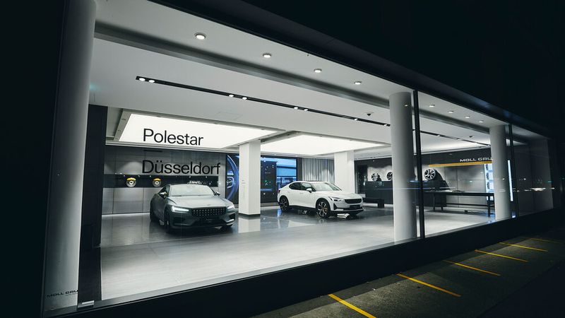 Insgesamt sind sieben Polestar-Standorte für Deutschland geplant: Neben Düsseldorf sieht die Marke Potenzial in Hamburg, Berlin, Köln, Frankfurt, Stuttgart und München.(Bild:  Polestar)