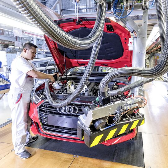 Audi-Beschäftigte sollen ab kommender Woche kurzarbeiten.(Bild:  Audi)