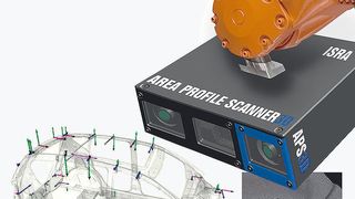 Der Area Profile Scanner 3D kombiniert Stereometrie mit Triangulation und Phase-Shift-Methoden. (Bild: Isra Vision)