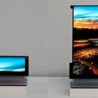 Under the name "Rollable Flex," Samsung Display has already presented prototypes of a rollable OLED display. (Image:Samsung Display)