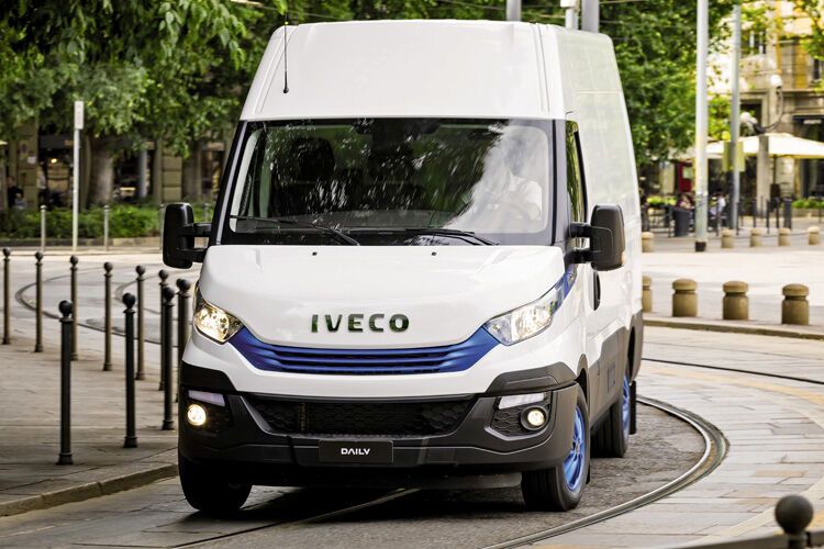 Mit großem Ladevolumen (19,6 Kubikmeter) will der Iveco Daily Electric als Kastenwagen überzeugen. (Bild: Iveco)