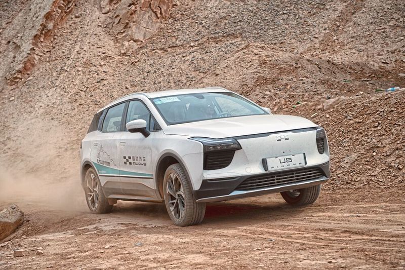 Mit dem U5 will der chinesische Automobilhersteller Aiways in Europa Fuß fassen, in China steht das Modell bereits kurz vor der Markteinführung. (Aiways)