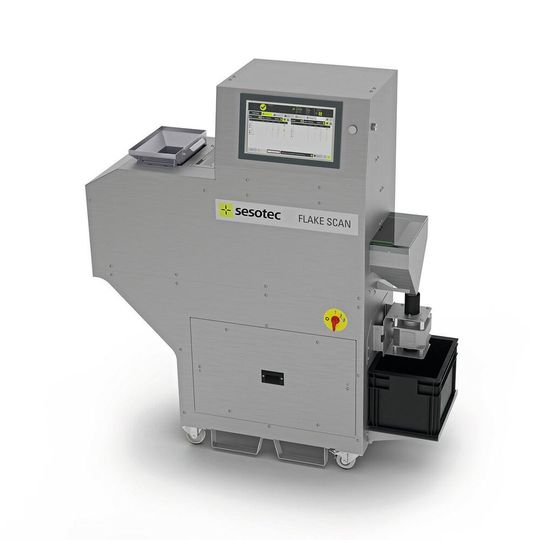 Minutenschnelle Qualitätsanalyse von Kunststoff-Flakes und -Mahlgütern(Bild:  Sesotec)