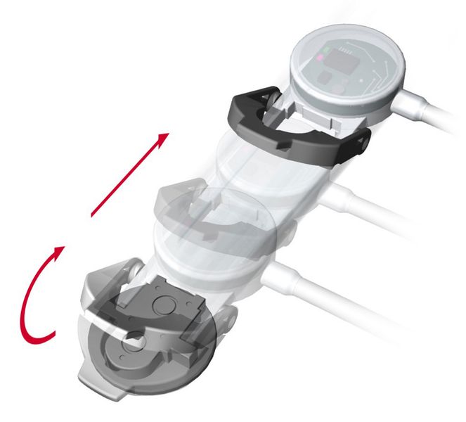 Mittels Klipptechnik lässt sich der Sensor zur Reinigung einfach Entfernen. (Archiv: Vogel Business Media)