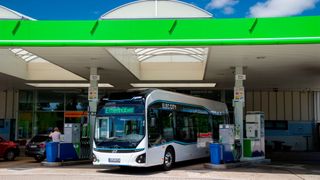 Hyundai testet seinen „Elec City Fuel Cell“-Bus ab sofort in München. (Hyundai)