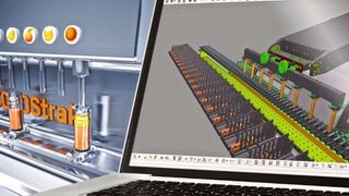 Der digitale Zwilling bietet dem Anwender in Automation Studio einen entscheidenden Vorteil: Er kann das virtuelle Modell sofort am PC starten und sich mit der Maschinensteuerung in einer Software- und Hardware-in-the-Loop-Konfiguration verbinden. (B&R)