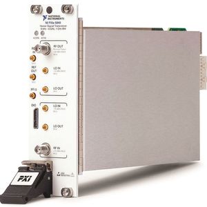 Mit dem neuen Vektorsignal-Transceiver der zweiten Generation bietet National Instruments eine 5-fache Bandbreite und größeren FPGA bei 33 Prozent weniger Platzbedarf. 
