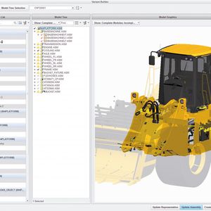 Können mit Creo Options Modeler zusammengeführt werden: Produktvarianten, Teilestrukturen und 3D-Modelle.