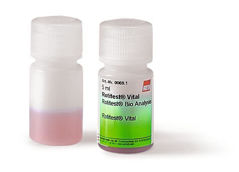 Rotitest Vital, kolometrische testlösung zur bestimmung von Zellvitalität(Bild:  Carl Roth)