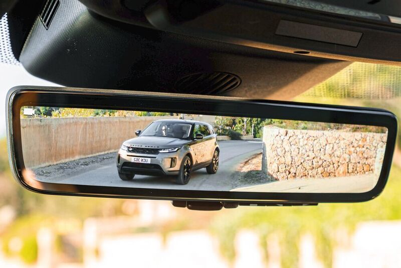 Auch der digitale Rückspiegel ist optional erhältlich.  (Jaguar Land Rover)