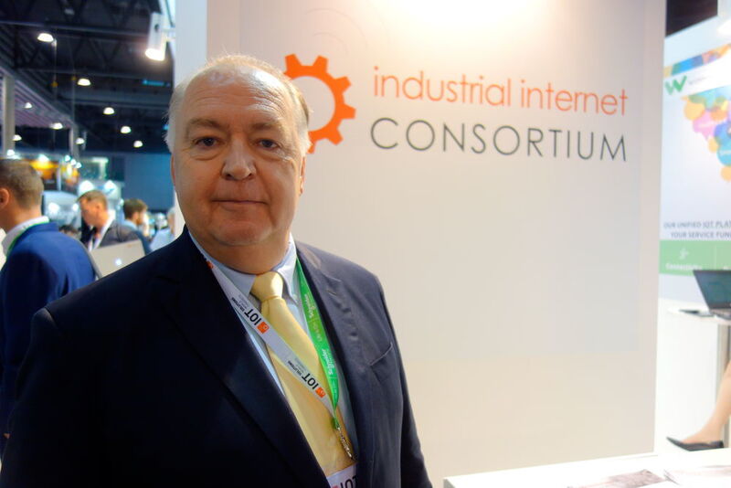 William Hoffman, Präsident des Industrial Internet Consortium war begeistert vom Erfolg des diesjährigen IoT Solutions World Congress. (M. Dalke)