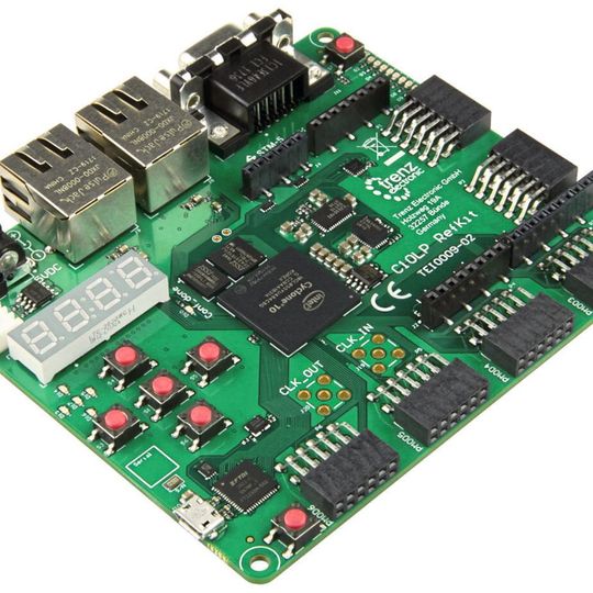 Cyclone 10LP Refkit: for smart and networked applications.(Image: Arrow)