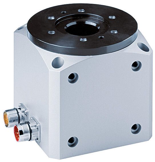 Bild 2: Das Drehmodul ST 140 erfüllt dank seiner schlanken Bauform die geometrischen ebenso wie die mechanischen Anforderungen. (Bild: Weiss)