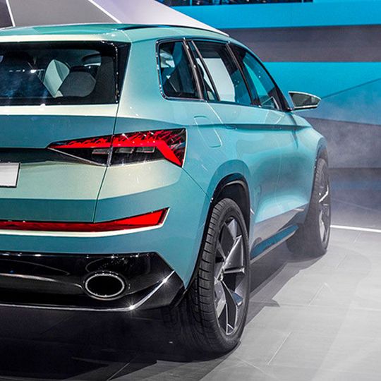 Vision S oder doch schon Kodiaq: Skoda hat den Namen für das zweite SUV bekannt gegeben, das auf der in Genf gezeigten Studie „Vision S“ basiert.(Foto:  Skoda)