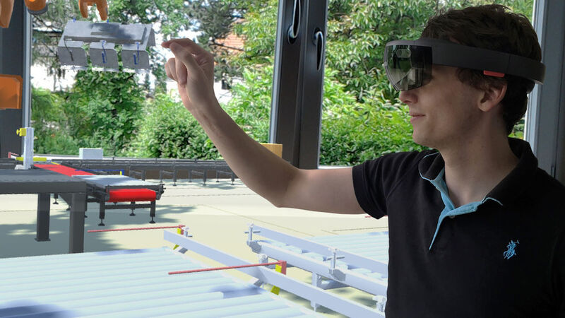 Die Microsoft Hololens basiert auf einem Augmented Reality-System. (Machineering)