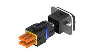 Robustes Design für extreme Bedingungen: AMP Max-Steckverbinder mit integrierter Schraubverriegelung und Schutzart IP67 für eine vibrationsfeste und dichte Verbindung.

 (Bild: TE Connectivity)