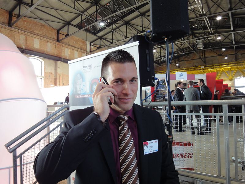 Dustin Palm (Devil) ...sells sells sells! (Archiv: Vogel Business Media)