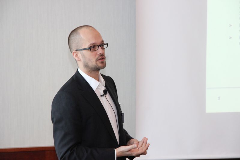 Die Auswirkungen der digitalen Fabrikation auf Innovationen und Gründungen verdeutlichte Daniel Gottschalk von der AXOOM GmbH (eine Tochter der TRUMPF GmbH + Co. KG). (Bild: Vogel IT-Medien)