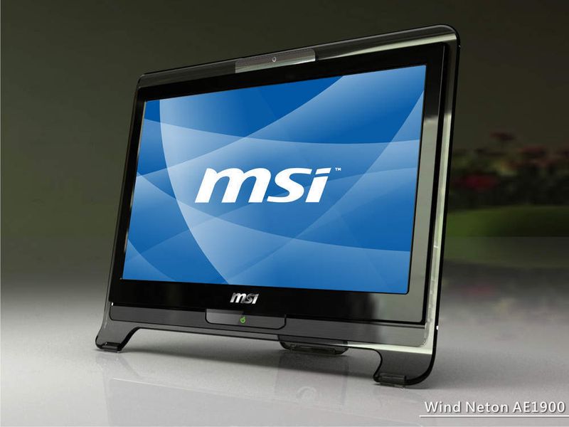 Das Display des Wind Top AE 1900 Touch bietet eine Diagonale von 19 Zoll im Wide-Format. (Archiv: Vogel Business Media)