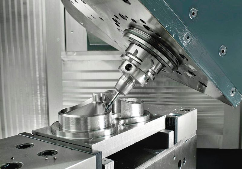 Das 5-Achs-Bearbeitungszentrum FP 4000 mit Doppel-Z-Antrieb erreicht eine hohe Präzision und Wiederholgenauigkeit aufgrund des präzisen Maschinenaufbaus und der thermischen Stabilität. (Bild: Heller)