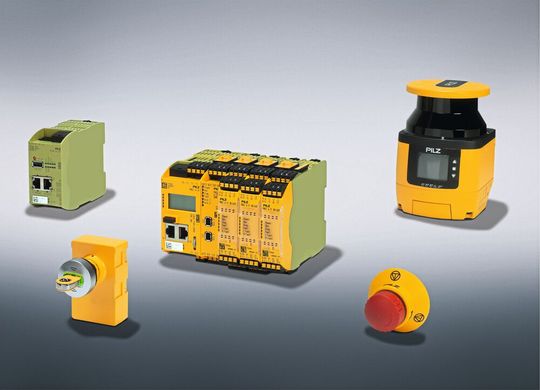 Pilz bietet für die Absicherung von Fahrerlosen Transportsystemen eine Komplettlösung aus Sensorik, Steuerungstechnik und Security. (Bild:  Pilz)