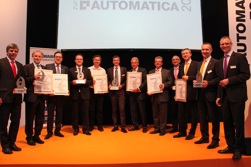 MM Award zur Automatica 2014: die Preisträger (Bild: Schäfer)