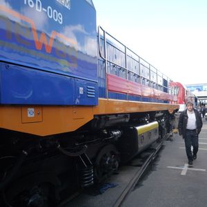 Bummeln, schauen, geniessen auf dem Freigelände der Innotrans 2012