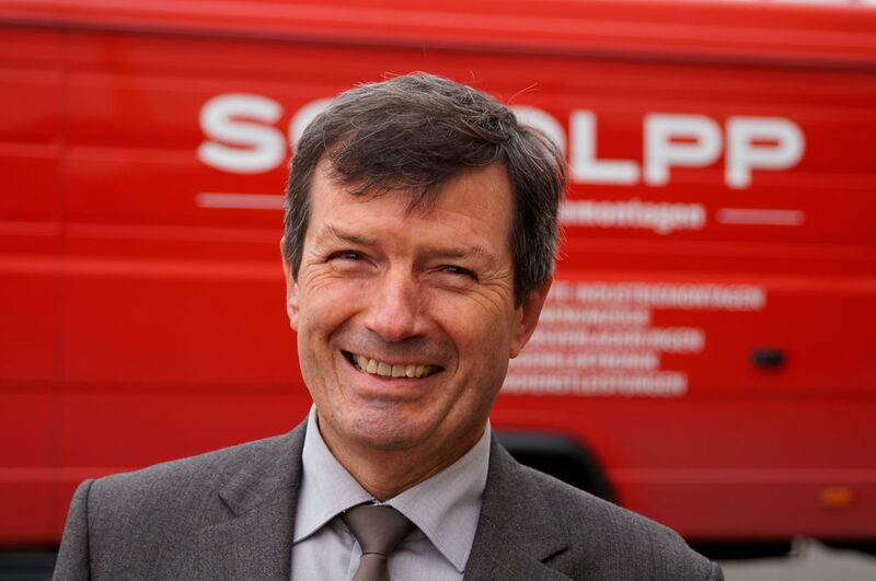 Scholpp-Logistikleiter Karl Ludwig Mayer. (Bild: Still)