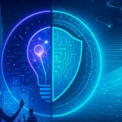 Der neue Bundesdigitalminister Karsten Wildberger sieht Sicherheit und Innovationsfreundlichkeit als zwei Seiten derselben digitalen Medaille. (Bild: Dall-E / KI-generiert)