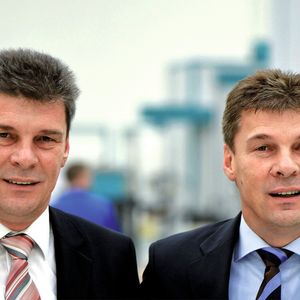 Joachim und Thomas Kleiner, Geschäftsführer und Unternehmensgründer der Kleiner GmbH in Pforzheim.