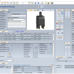 Nicht nur Standardwerkzeuge, sondern auch Multitools mit mehreren Schneiden lassen sich mit korrekten Geometriedaten verwalten und im Bereitstellungsprozess verarbeiten.(Bild:  COSCOM Computer)