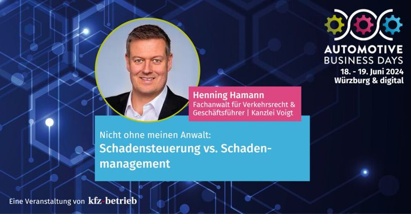 Mehr zu den einzelnen Vorträgen erfahren Sie unter www.automotive-business-days.de/programm. (Bild: VCG/Referenten)