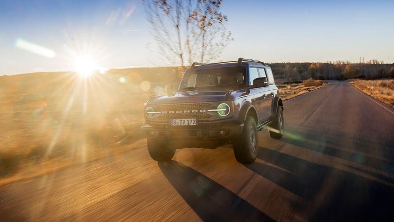 Wir reiten mit dem Bronco ins Abenteuerland: Ziel ist ein Offroad-Park nahe Masia Perlarda. (Bild: Ford)