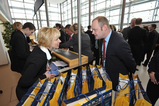 Er ist ebenfalls Pressesprecher jedoch noch kein Stammgast: Siegfried Trede von der DAT Deutsche Automobil Treuhand GmbH in Stuttgart. (Archiv: Vogel Business Media)