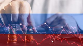 Verhängte Sanktionen und ruhende Geschäftsbeziehungen infolge des russischen Einmarsches  in die Ukraine werden die Wirtschaft Russlands schwer treffen. (Miha Creative - stock.adobe.com)