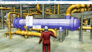 Durch die 3D-Visualisierung mit Comos Walkinside erhalten Planer realistische Einblicke in die Anlage. (Bild: Siemens)